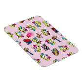 決死隊 |ハーレークイン絵文字パターン マグネット (右側)