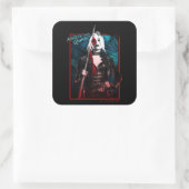 決死隊 |ハーレークイン&グリーンファーンズ スクエアシール (バッグ)