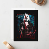 決死隊 |ハーレークイン&グリーンファーンズ ノートカード (正面/裏面インサイチュ)