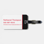 決死隊 |ハーレークイン&グリーンファーンズ ラゲッジタグ (裏面横)