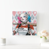 決死隊 |ハーレークイン スクエア壁時計 (ホーム)