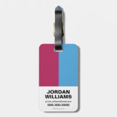 決死隊 |ハーレー笑い ラゲッジタグ (裏面縦)