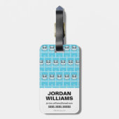 決死隊 |パンダ ラゲッジタグ (裏面縦)