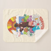 決死隊 |ピースメーカーの花とサンシャイン シェルパブランケット (正面(横))