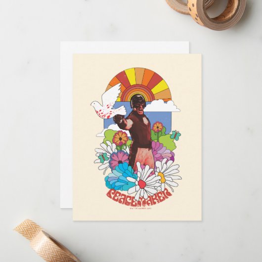 決死隊 |ピースメーカーの花とサンシャイン ノートカード (正面/裏面インサイチュ)