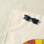 決死隊 |ピースメーカーの花とサンシャイン ビーチタオル (インサイチュ)