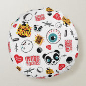 決死隊 |フレンドの永遠なパターン ラウンドクッション (裏面)