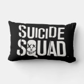 決死隊 |ホワイトロゴ ランバークッション (裏面)