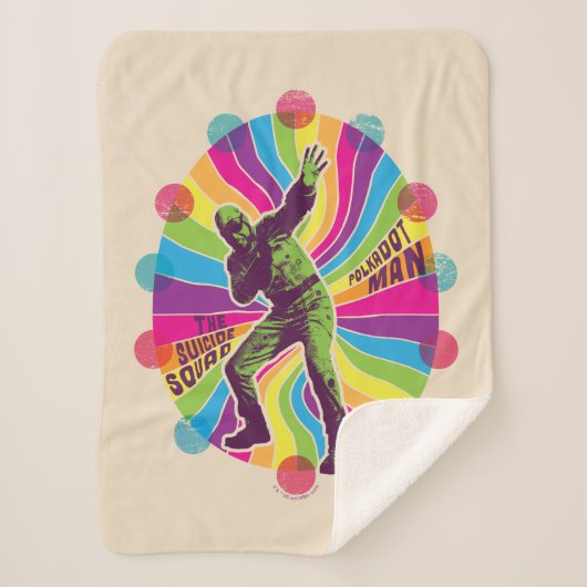 決死隊 |ポルカドットマンサイケデリック シェルパブランケット (正面)