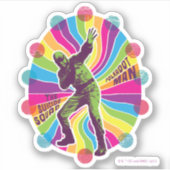 決死隊 |ポルカドットマンサイケデリック シール (正面)