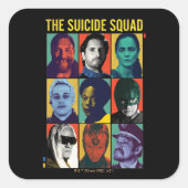 決死隊 |レトログリッドウィズアマンダウォーラー スクエアシール (正面)