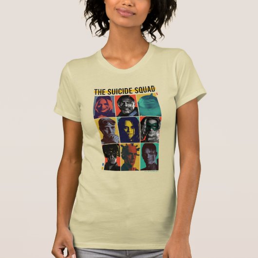 決死隊 |レトログリッドウィズハーレークイン Tシャツ (正面)