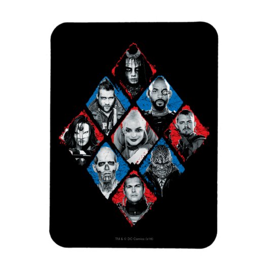 決死隊 |作業フォースXひし形市松模様に（横） マグネット (縦)