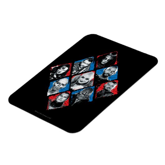 決死隊 |作業フォースXひし形市松模様に(横) マグネット (左側)