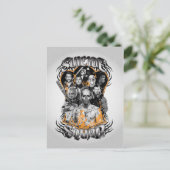 決死隊 |作業部隊X部族の入れ墨 ポストカード (スタンド正面)