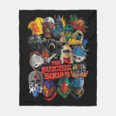 決死隊 |様式付きアバター フリースブランケット (正面)