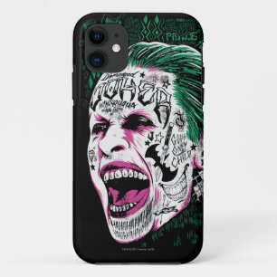 決死隊 笑うジョーカーの頭のスケッチ iPhone 11 ケース