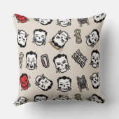 決死隊 |絵文字のパターン クッション (裏面)