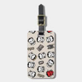 決死隊 |絵文字のパターン ラゲッジタグ (正面縦)