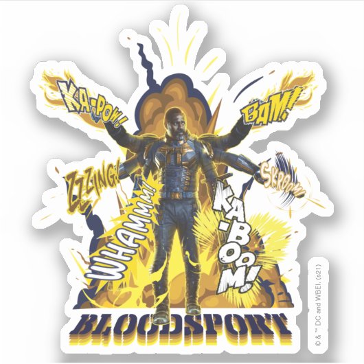 決死隊 |血液運動の図 シール (正面)