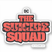 決死隊 |赤と黒のロゴ シール (正面)