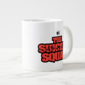 決死隊 |赤と黒のロゴ ジャンボコーヒーマグカップ (正面右)