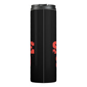 決死隊 |赤と黒のロゴ タンブラー (裏面)