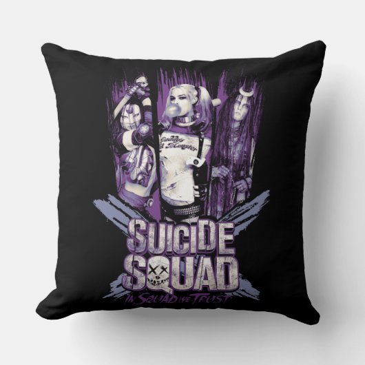 決死隊 |部隊の女の子"In Squad We Trust" クッション (正面)