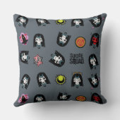 決死隊 |魅惑的な絵文字パターン クッション (裏面)