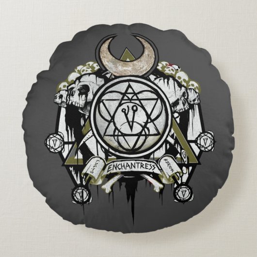 決死隊 |魔法の力を持つシンボルタトゥーアート ラウンドクッション (正面)