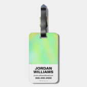 決死隊 |魔法の女の頭のアイコン ラゲッジタグ (裏面縦)