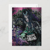 決死隊 |魔法の女性キャラクター落書き ポストカード (正面/裏面)