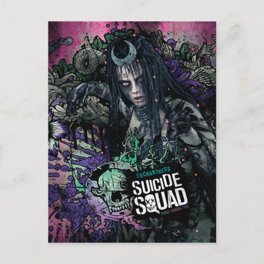 決死隊 |魔法の女性キャラクター落書き ポストカード (正面)