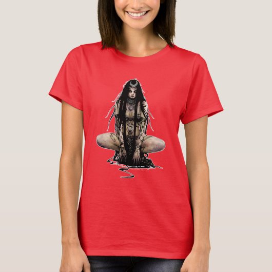 決死隊 |魔法の女性 Tシャツ (正面)