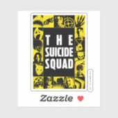 決死隊 |黄色と黒のアイコンブロック シール (シート)