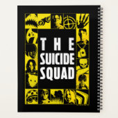 決死隊 |黄色と黒のアイコンブロック プランナー手帳 (裏面)