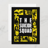 決死隊 |黄色と黒のアイコンブロック ポストカード (正面/裏面)