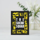 決死隊 |黄色と黒のアイコンブロック ポストカード (スタンド正面)
