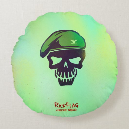 決死隊 | Rickフラグの先頭アイコン ラウンドクッション (正面)