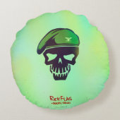 決死隊 | Rickフラグの先頭アイコン ラウンドクッション (裏面)