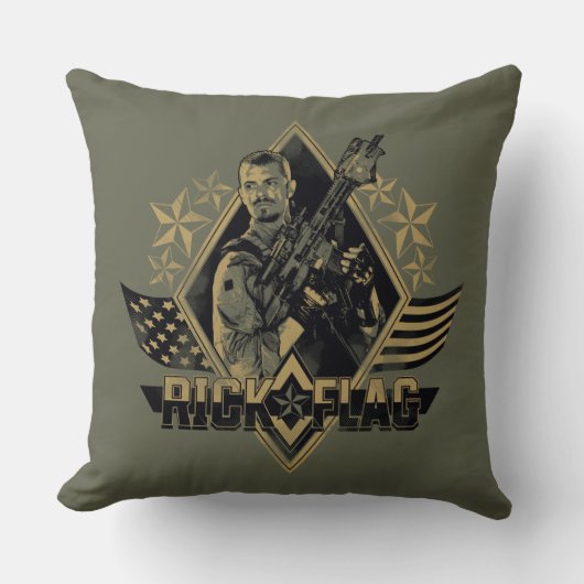 決死隊 | Rickフラグバッジ クッション (正面)