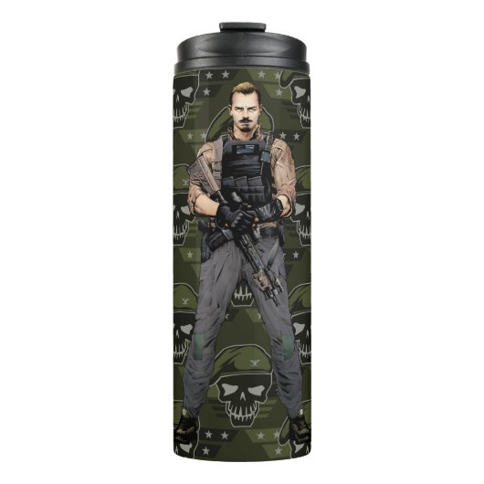 決死隊 | Rickフラグ漫画ブックアート タンブラー (正面)