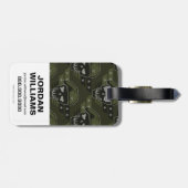 決死隊 | Rickフラグ漫画ブックアート ラゲッジタグ (裏面横)