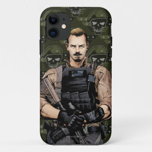 決死隊 Rickフラグ漫画ブックアート iPhone 11 ケース
