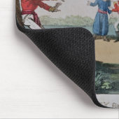 決闘を戦う口論 マウスパッド (コーナー)