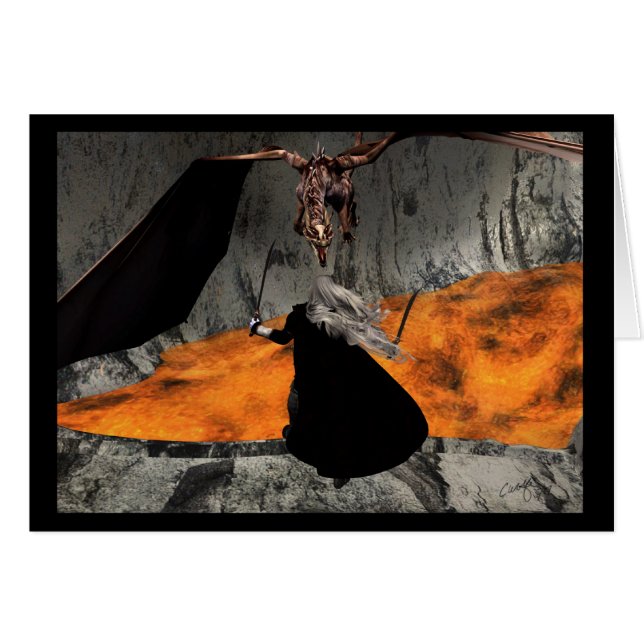 「決闘」カード (正面横)