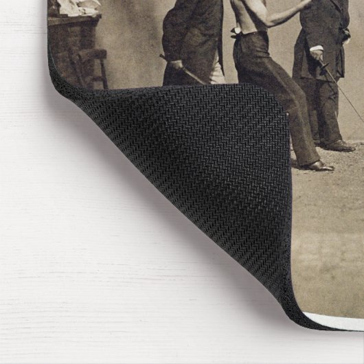 決闘(写真) マウスパッド (コーナー)