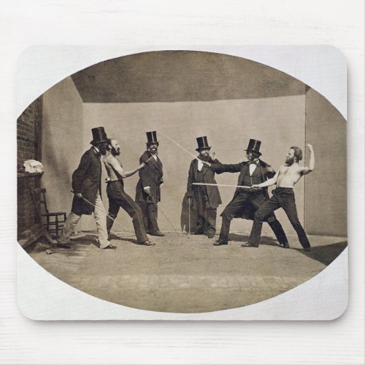 決闘(写真) マウスパッド (正面)