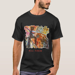汽動punkでフィッシング!桟橋で釣りをする子供 tシャツ