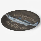 汽水マス 父の日のヒーロー ペーパープレート (アングル)